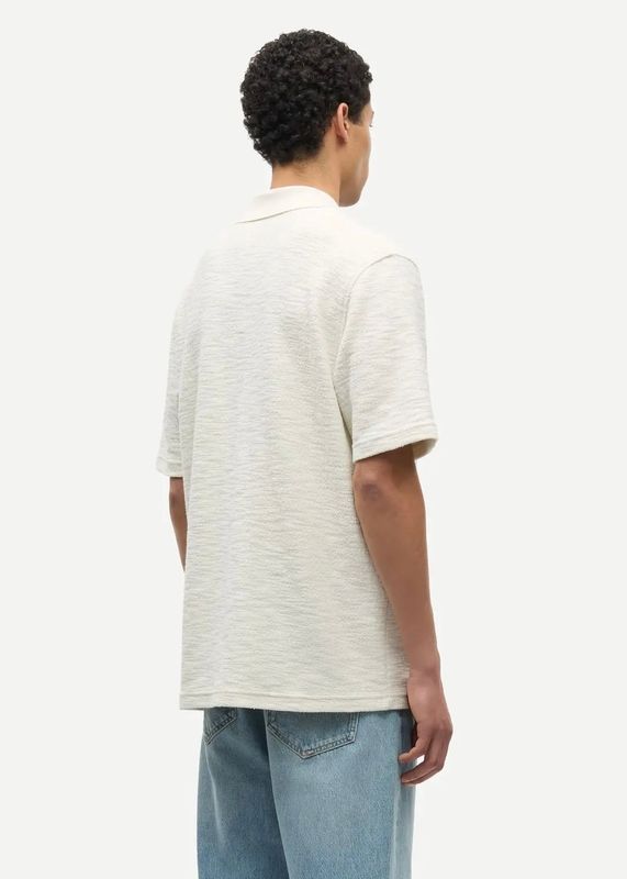 SAMSØE SAMSØE - Samac V-neck Polo 15974 Clear Cream