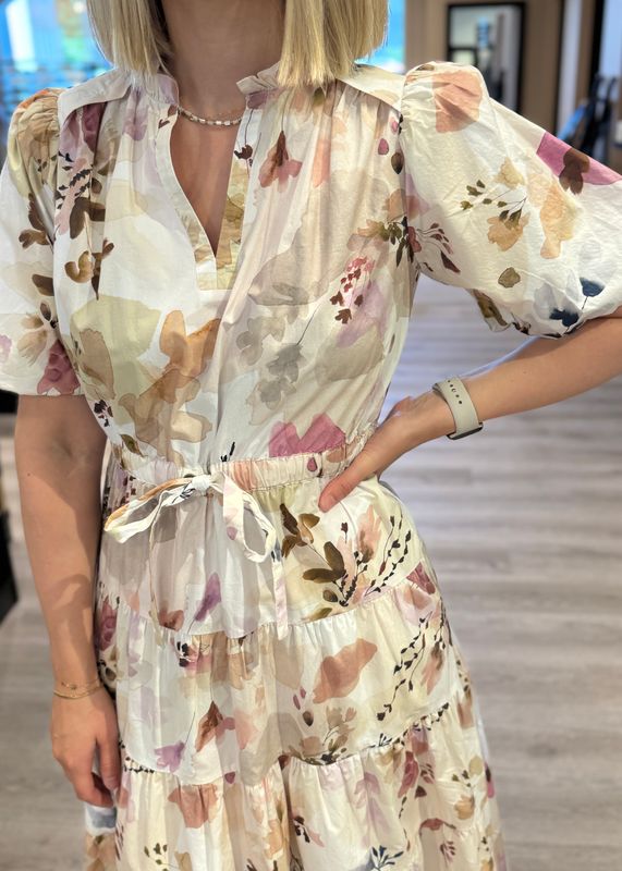 KATRIN URI - Rouge Pia Midikjole Multi Blush