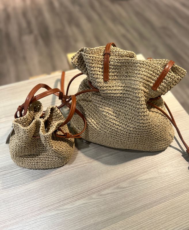 DAY ET - Medium Natural Straw Shoulder Bag Starfish Beige 3262475553