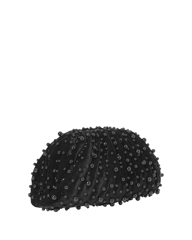 DAY ET - Pearly Velvet Clutch Black 3255475651