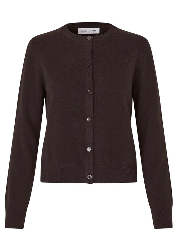 SAMSØE SAMSØE - W Saboston Cardigan Black Coffee 6304 