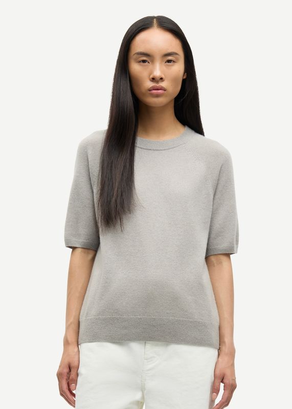 SAMSØE SAMSØE - W Saboston T-shirt 6304 Elephant Skin