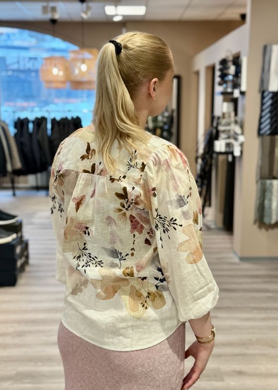 KATRIN URI - Rouge Clementine Bluse Multi Blush