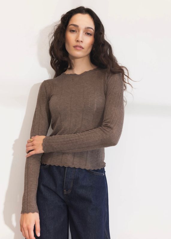 CAMILLA PIHL - Safir Ullgenser Dark Taupe Mela