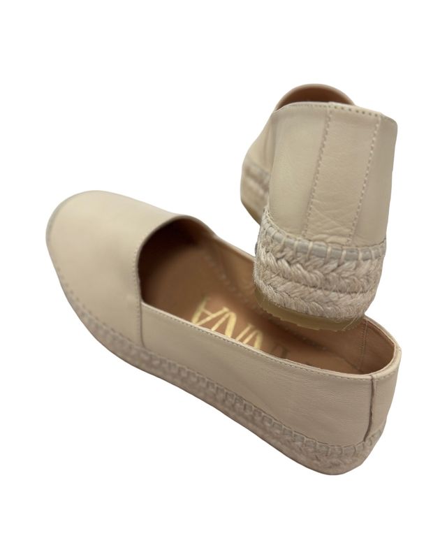 KANNA - Creta Espadrillo Ivory