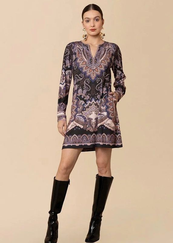HALE BOB -  Ianthe Kjole Black 67HR652A