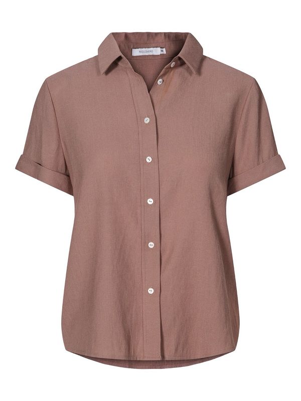 RICCOVERO - W Gin SS Skjorte Cappuchino 720