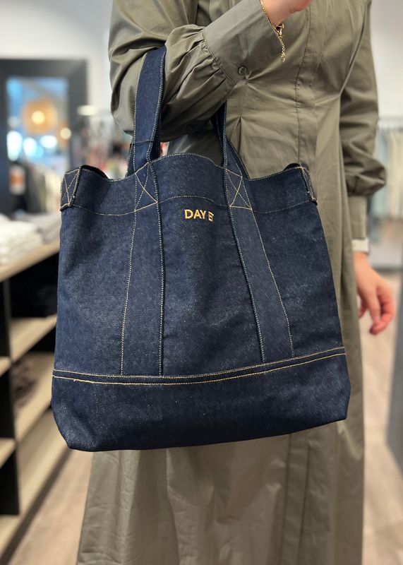 DAY ET - Dark Denim Crossbody Veske 3261475552-14501