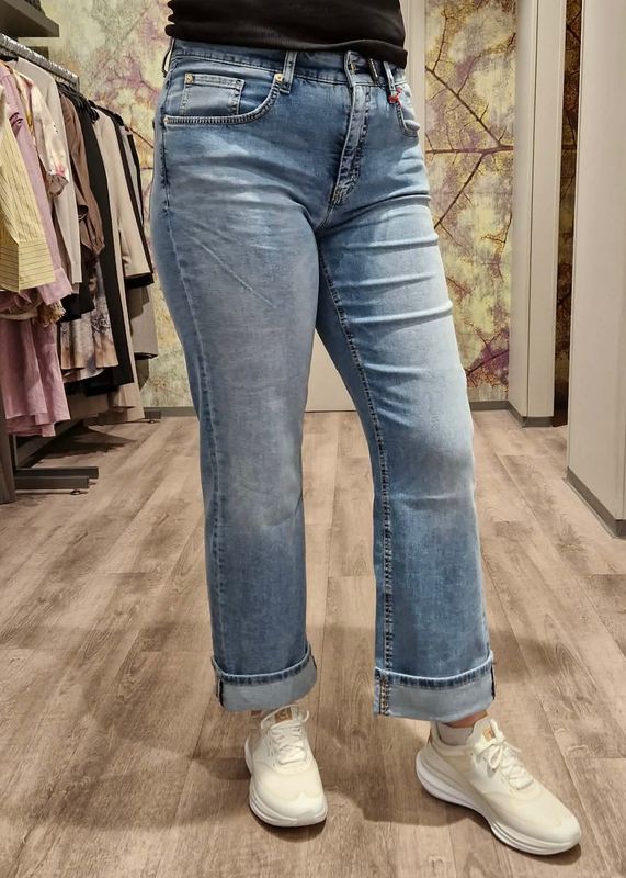 CAMBIO - Gaia Relaxed Jeans Sun Vibes Used 9182 0122-04 5154