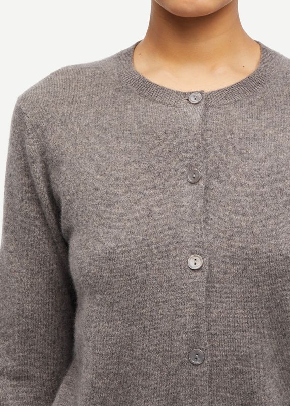 SAMSØE SAMSØE - W Saboston Cardigan Grey Blue Melange 6304