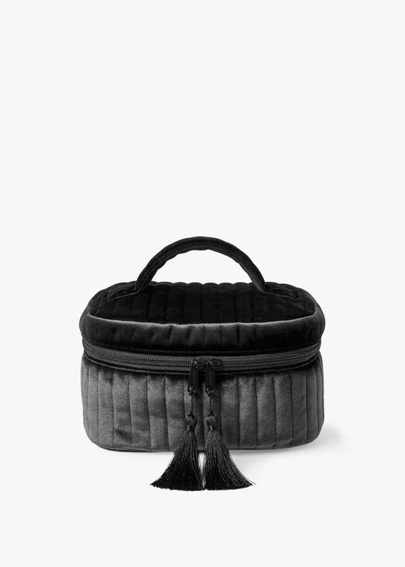 DAY ET - Soft Padded Velour Kosmetikkmappe Obsidian / Grey 3265475551-11132
