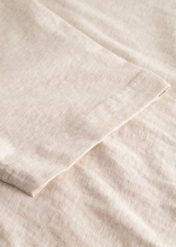 GABBA - Dune Melange SS Tee Lt. Sand