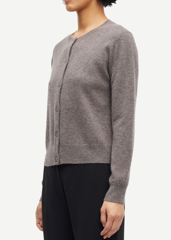 SAMSØE SAMSØE - W Saboston Cardigan Grey Blue Melange 6304