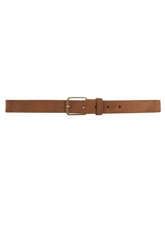 CAMILLA PIHL - Aiden Belte Dark Camel Suede