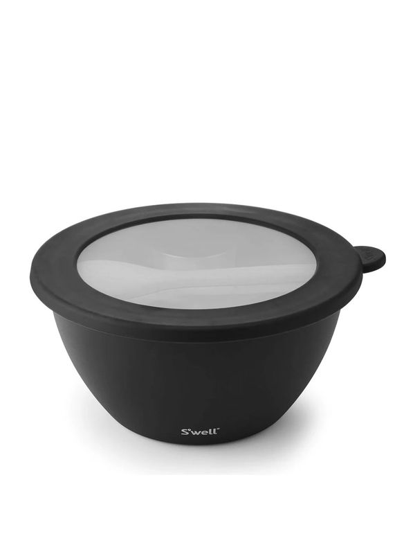 S´WELL - Salad Bowl Kit XL Teakwood 184 oz / 5,4L