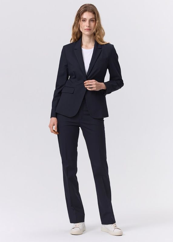 RICCOVERO - High Waist Dressbukse Navy A038-580 