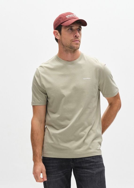 GABBA - Dune Logo SS GOTS T-skjorte Light Green