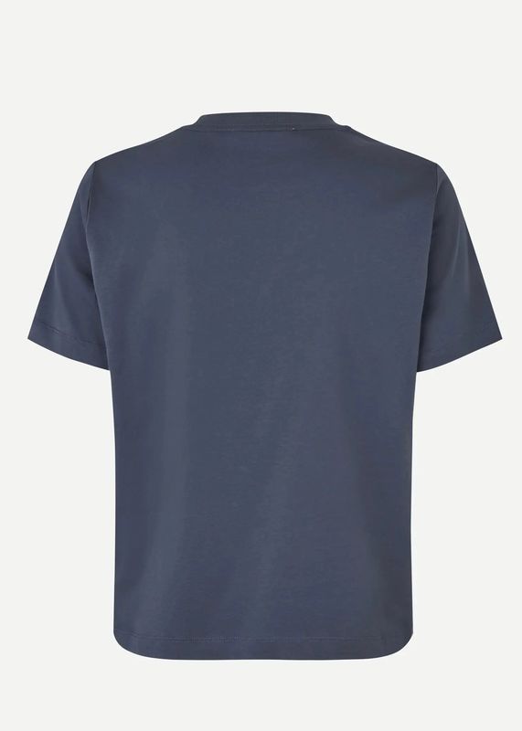 SAMSØE SAMSØE - W Sacamino SS T-skjorte 15276 Ombre Blue Logo