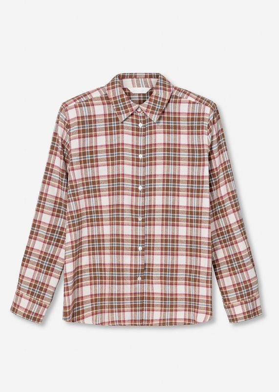 CAMILLA PIHL - Joan Flanell Skjorte Red Check
