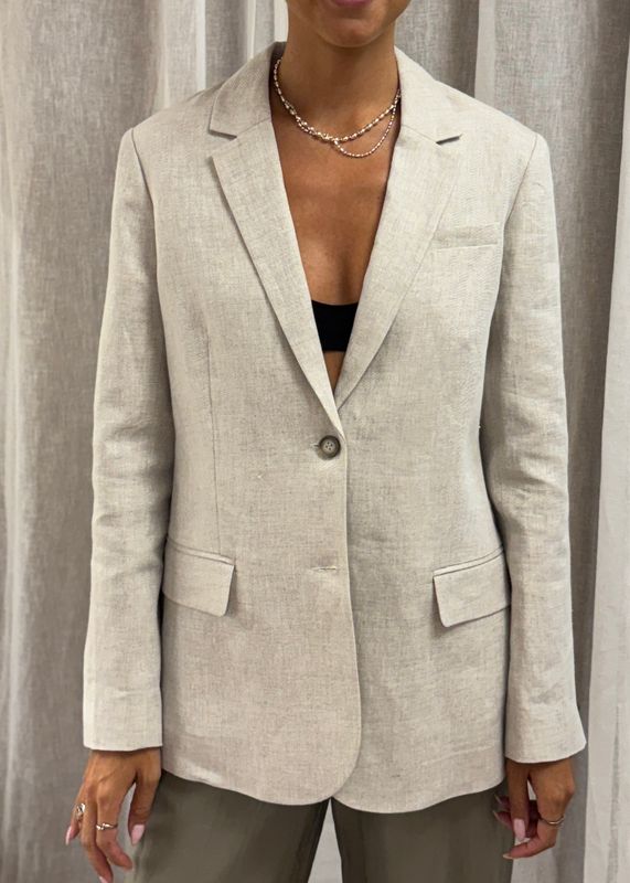 FIVE UNITS - Hannah Blazer 888 Linen Crystal