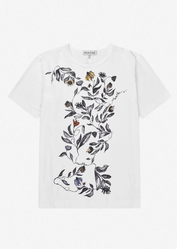 MUNTHE - Lagga T-skjorte White