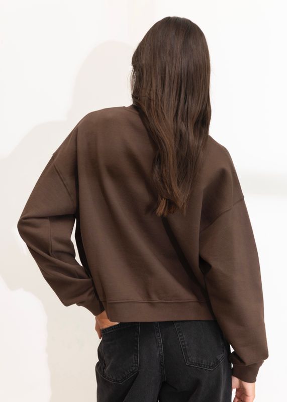 CAMILLA PIHL - Moira Sweatshirt Dark Brown