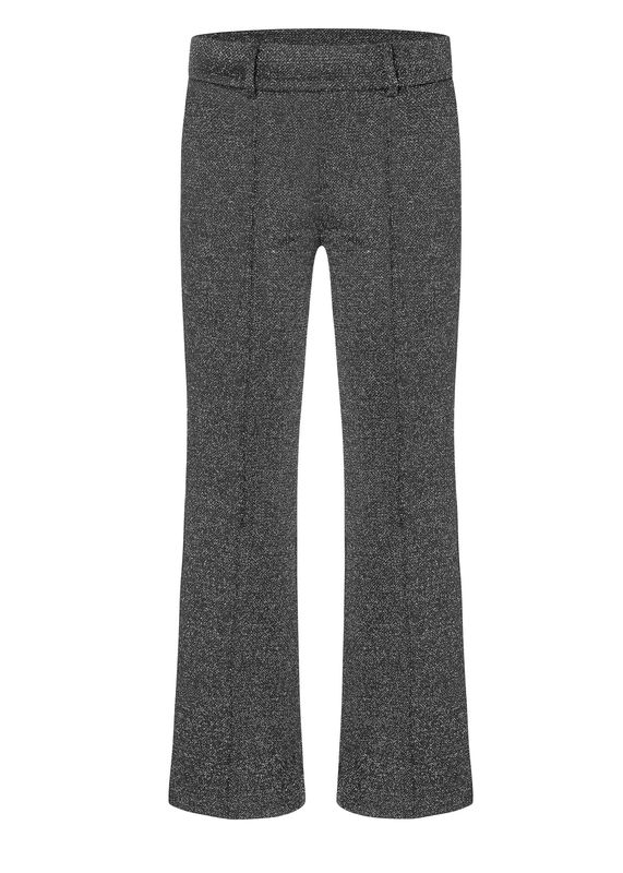 CAMBIO - Francoise Cropped Dressbukse Black Silver Micro Diamonds 6403 0387-00