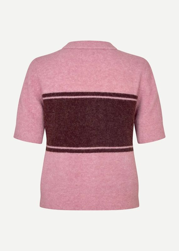 SAMSØE SAMSØE - W Sanoura SS Cardigan Orchid Wide St. 15556