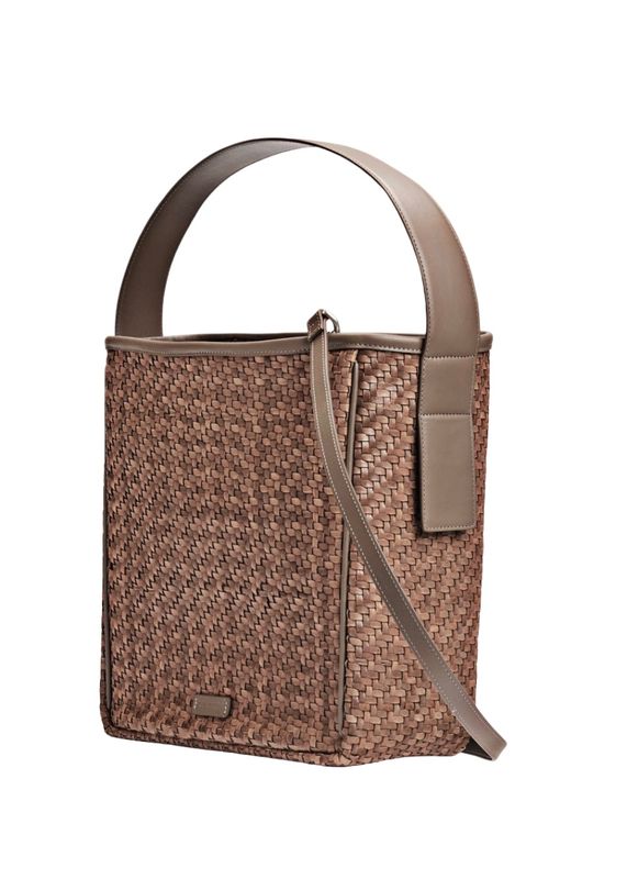 CALA JADE - Iwa Large Bag Taupe Twill