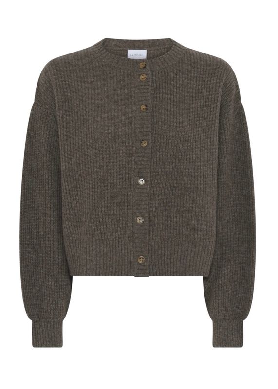 LA ROUGE - Sisse Cardigan Brown Melange
