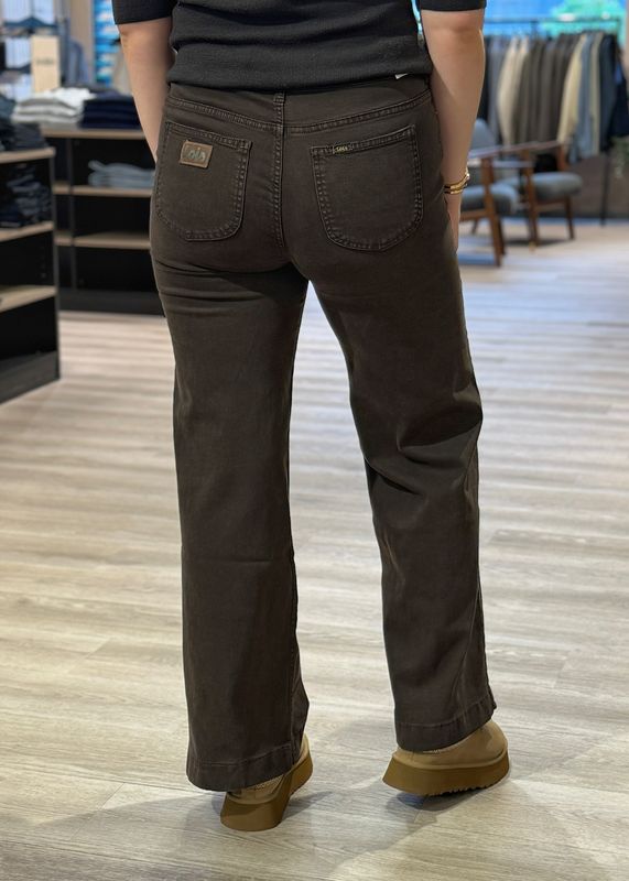LOIS - Palazzo Mistral Jeans 3440 Megalia Shot 6491 Chocolate Brown