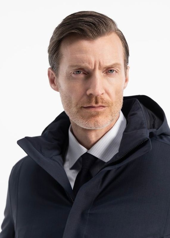 UBR - M Regulator Parka Navy Herringbone