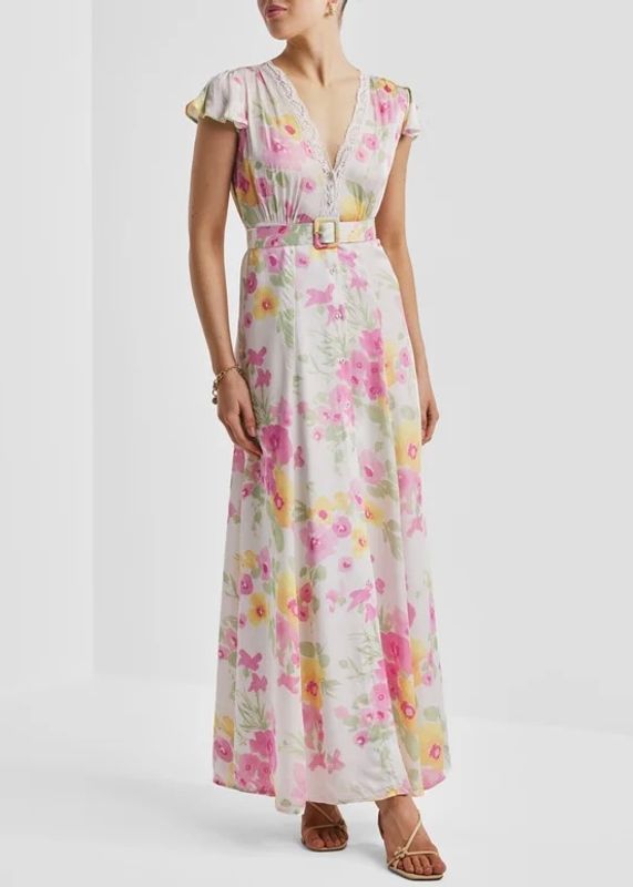 BYTIMO - Satin Gown Bright Field 2630570 772