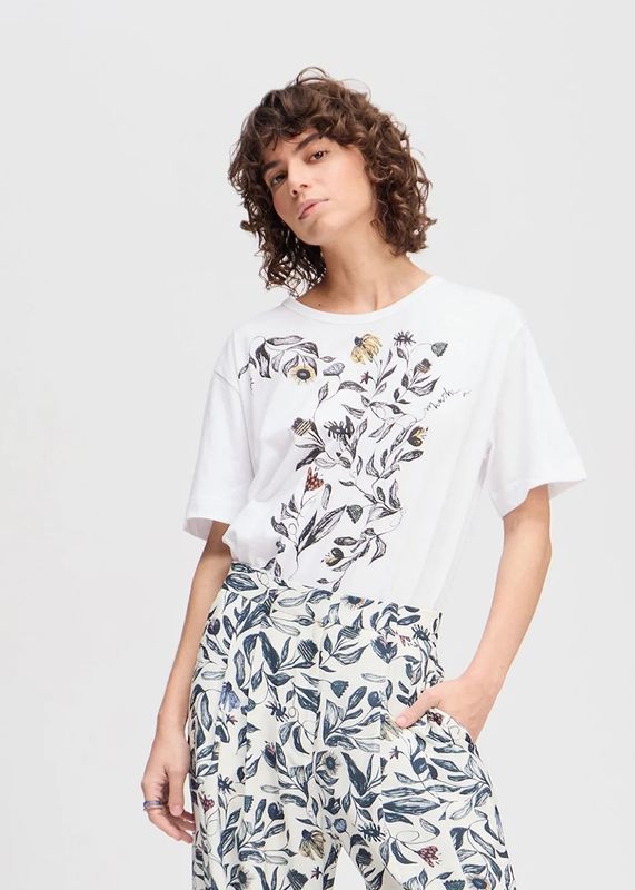 MUNTHE - Lagga T-skjorte White