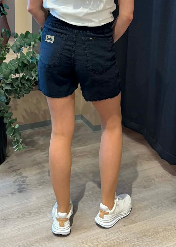 LOIS - Maya Shorts Z 3228-8032 Linen Summer Navy