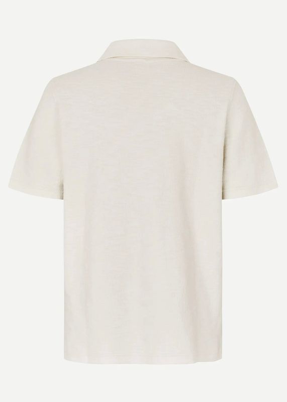 SAMSØE SAMSØE - Samac V-neck Polo 15974 Clear Cream