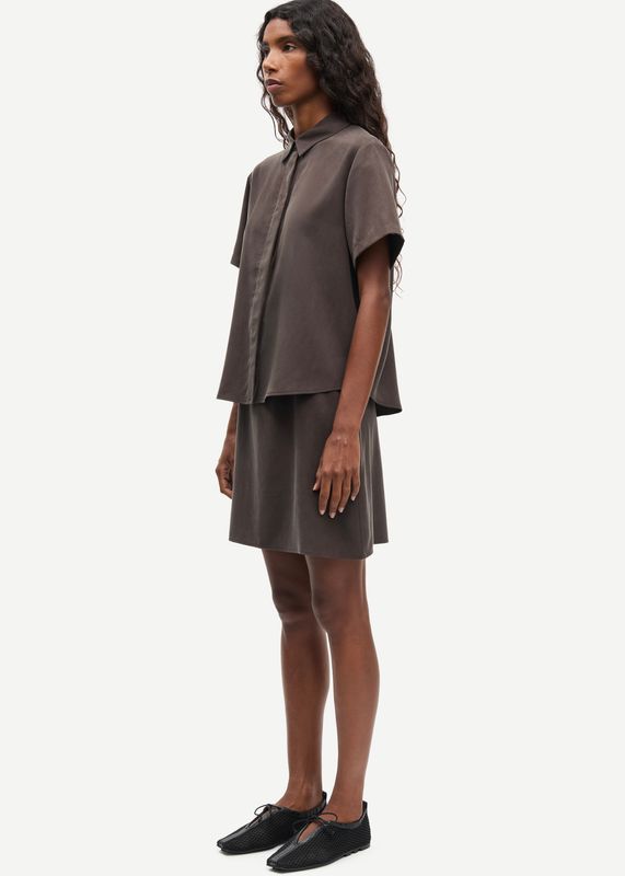 SAMSØE SAMSØE - W Mina SS Skjorte 14028 Mulch