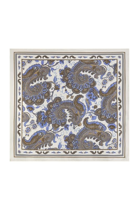 KATRIN URI - Paisley  Cream Silkeskjerf Multi 2610923